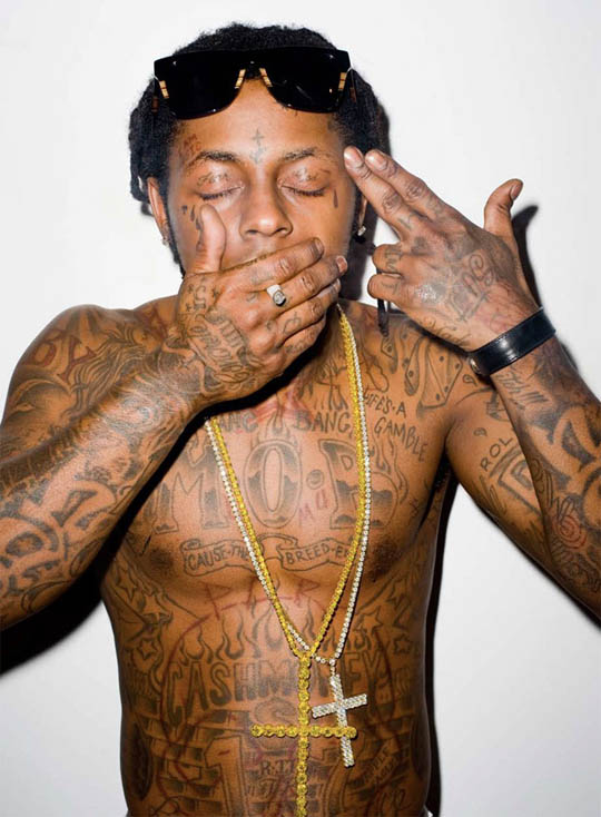 'Lil Wayne's “daddy” recently showcased his latest tattoo (as if he didn't