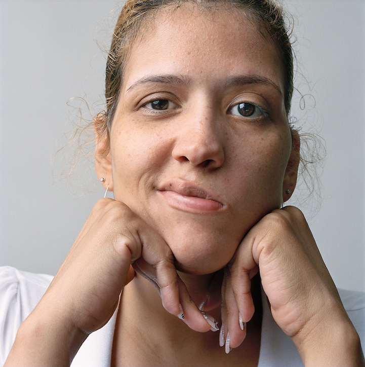 Young woman with long fingernails, 2008